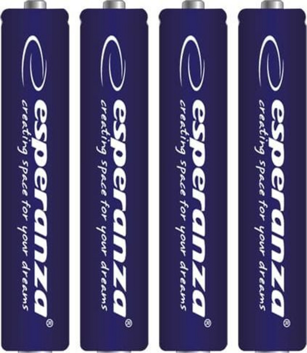 Bateria alkaline Esperanza AAA, 1.5V, paketim 4 copë