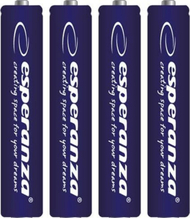 Bateria alkaline Esperanza AAA, 1.5V, paketim 4 copë