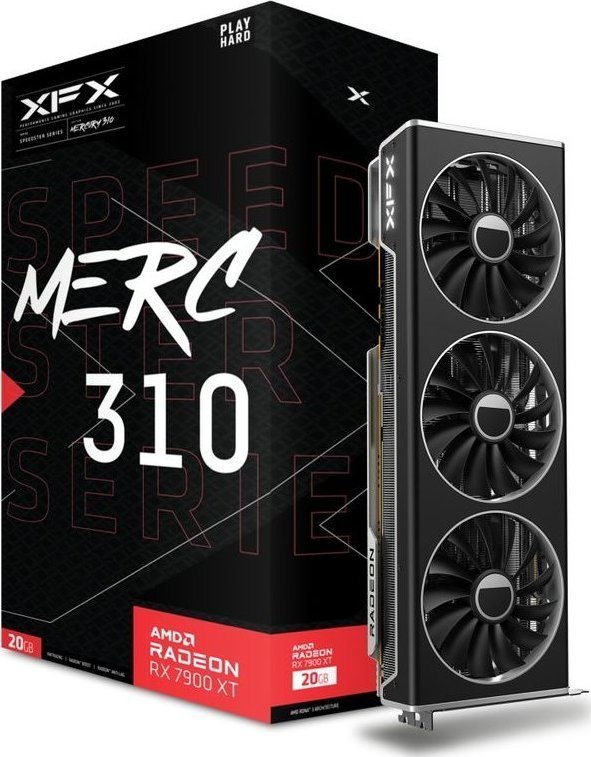 Kartelë grafike XFX Radeon RX 7900 XT Speedster MERC 310 Black Edition 20GB GDDR6