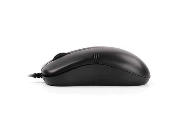 Mouse A4Tech OP-560NU, 1000 DPI, me kabllo USB, i zi