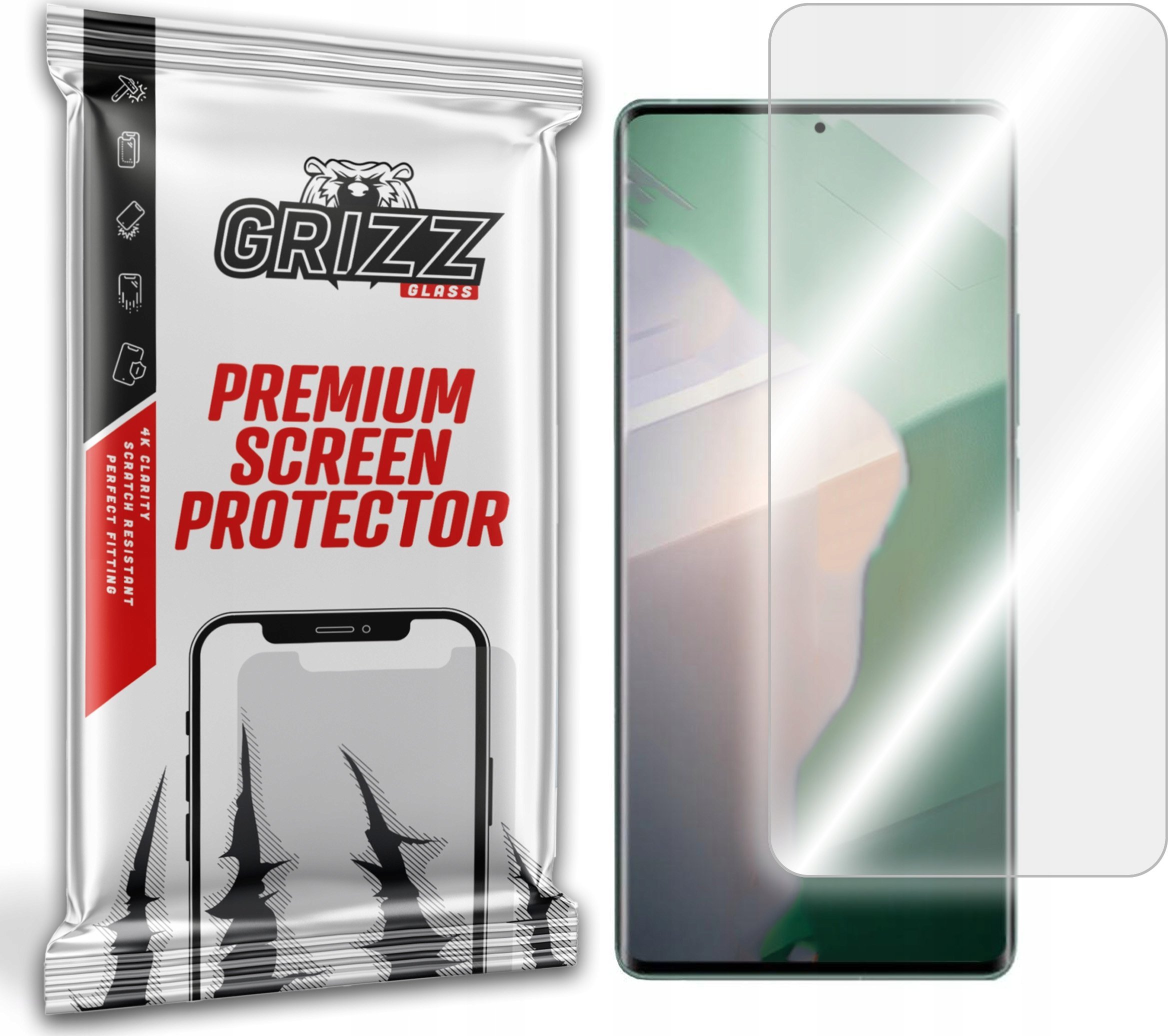 Mbrojtëse ekrani GrizzGlass Hydrogel Film, për Vivo iQOO 11 Pro, transparente