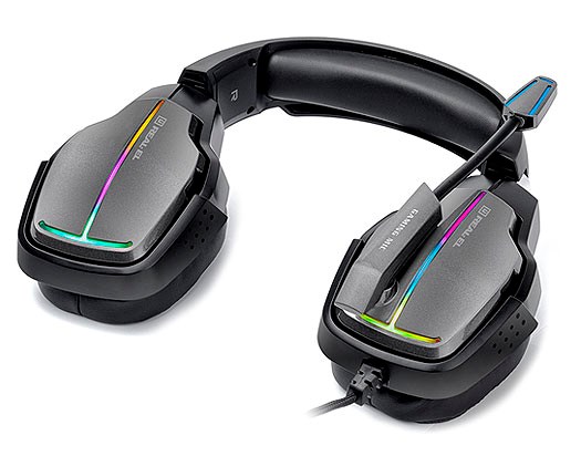 Kufje REAL-EL GDX-7780 SURROUND 7.1, me kabllo, të zeza