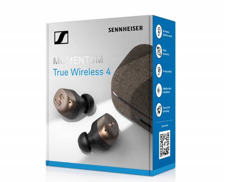 Kufje Sennheiser Momentum MTW4, Bluetooth, 7.5 orë bateri, IP54, të zeza/të bronzta