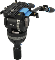 Kokë video Sirui VHS 18 Pro Fluid, për kamera profesionale, metalike, e zezë