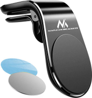 Mbajtëse magnetike për veturë Maclean MC-326, për grilën e ventilimit, universale, e zezë