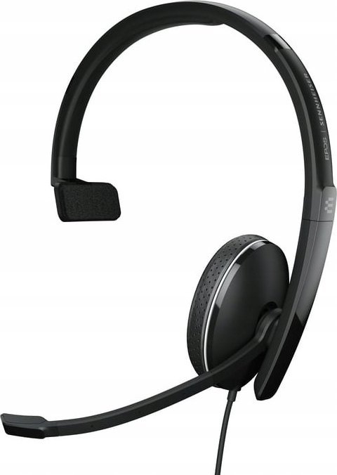 Kufje me mikrofon Epos Adapt 135T, mono, USB A dhe 3.5mm, të zeza