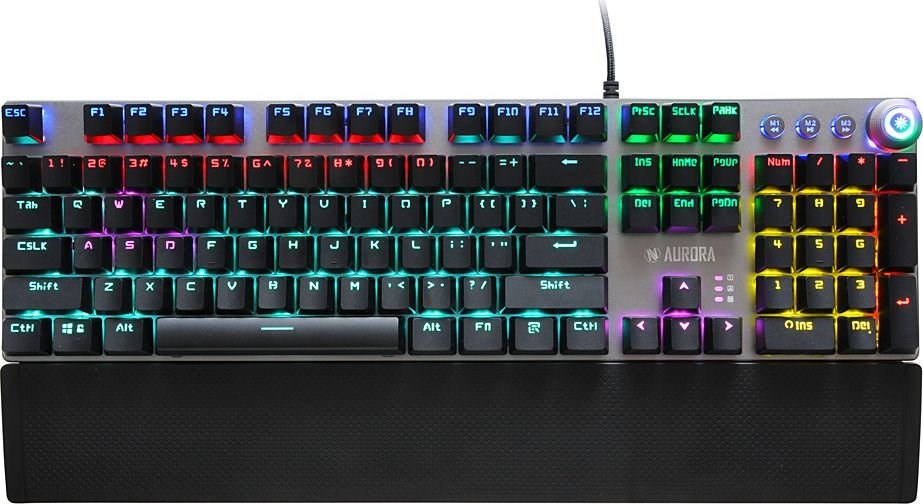 Tastierë iBOX Aurora K-3, USB, e hirtë