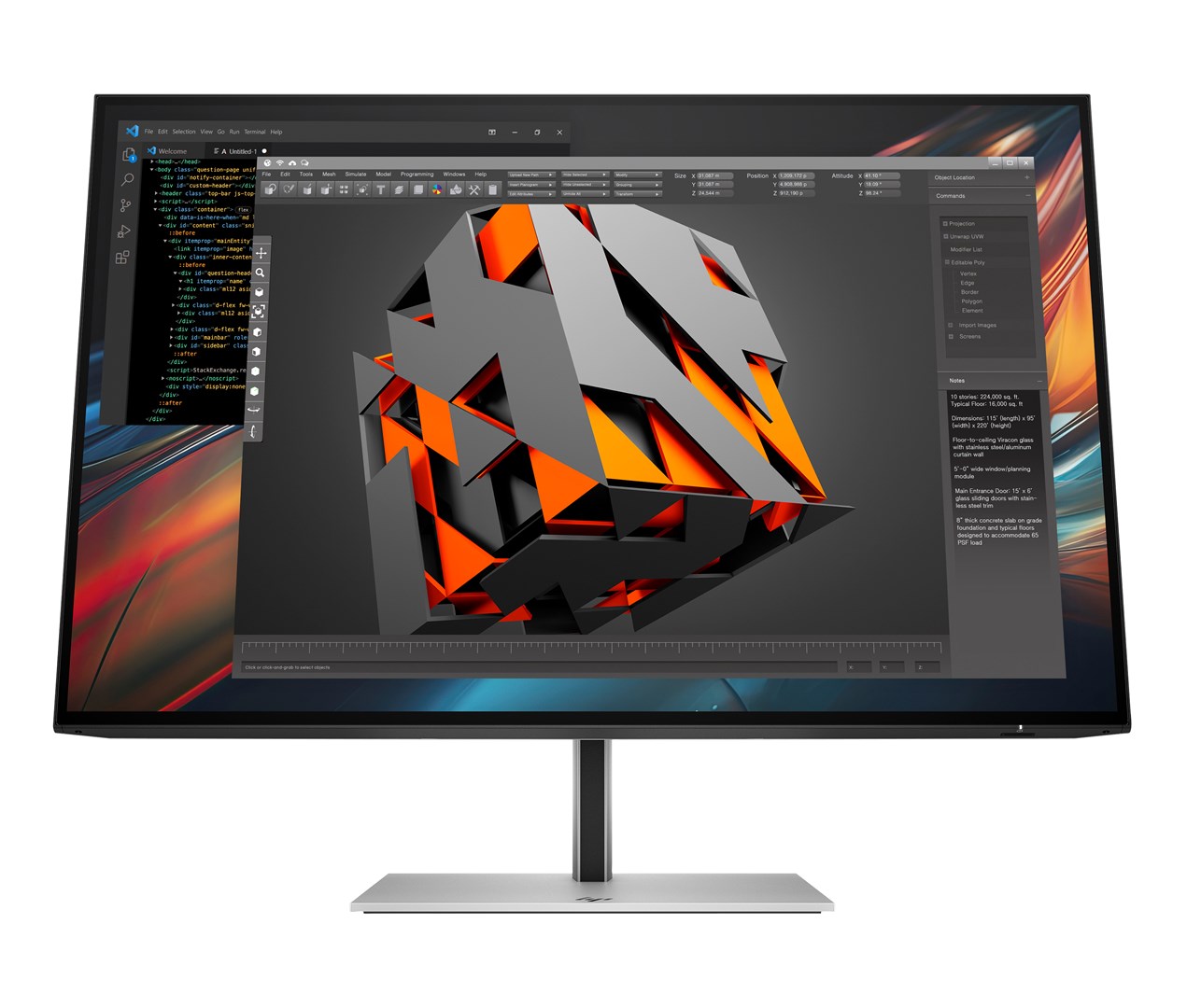 Monitor HP Series 7 Pro 724pu, 24", WUXGA, USB C, i zi