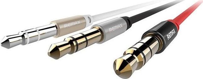Kабел аудио Remax AUX, 1m, 3.5mm мини џек, црн