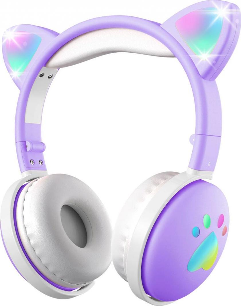 Mozos Kid Dog Безжични Слушалки за Деца, Виолетови