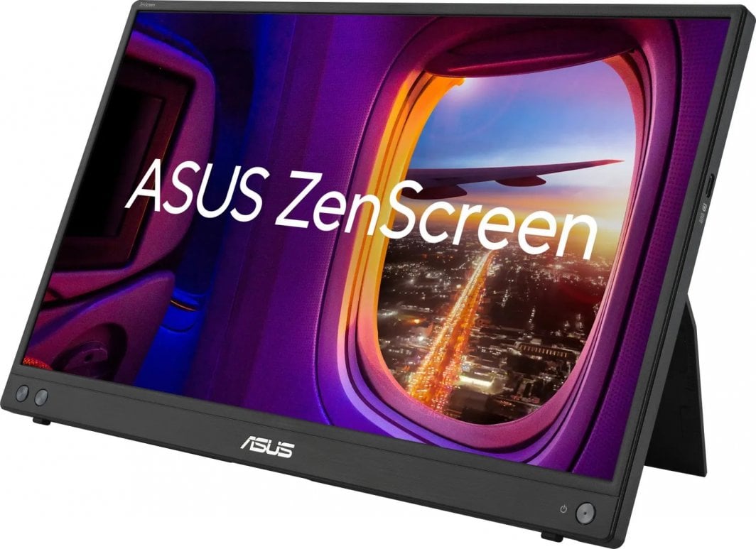 Monitor Asus ZenScreen MB16AHV, 15.6", Full HD, i hirtë