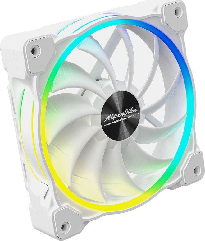 Ftohës Alpenfohn Wing Boost 3 ARGB High Speed, 120 mm, i bardhë