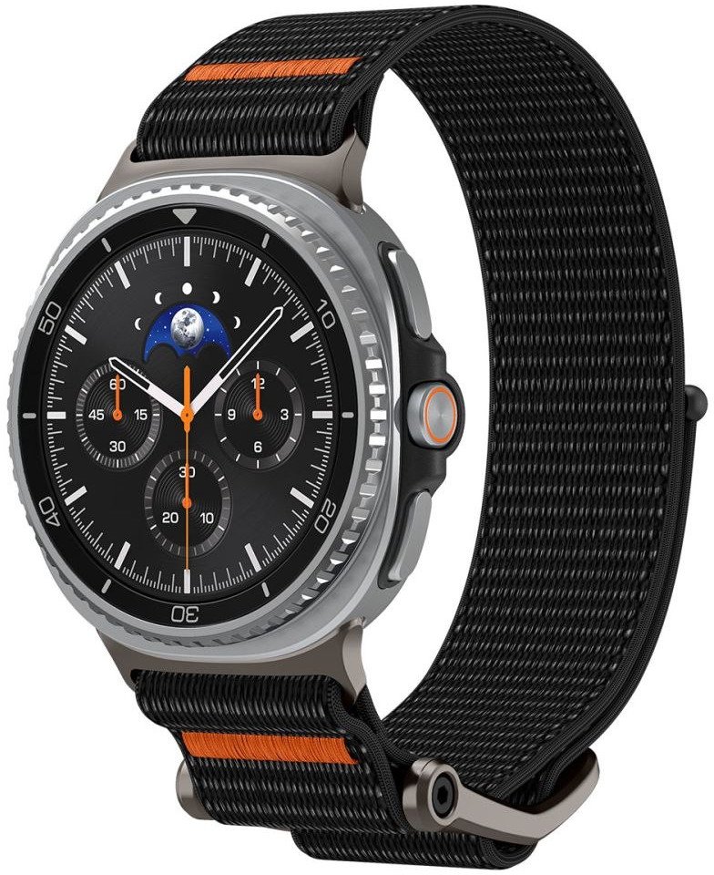 Rrip ore inteligjente Spigen DuraPro Flex, për Samsung Galaxy Watch8 40mm 44mm dhe Watch8 Classic, i zi