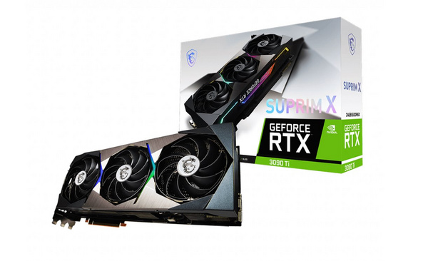 Kartelë grafike MSI GeForce RTX 3090 Ti SUPRIM X 24G NVIDIA 24 GB GDDR6X