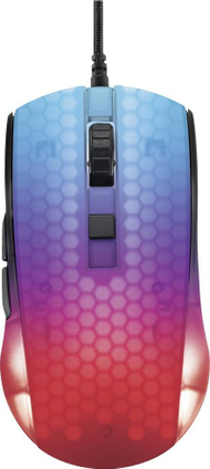 Maus gaming Deltaco Gaming DM310, 6200 DPI, 6 butona, i zi transparent