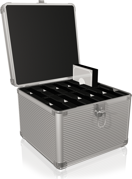 Kuti alumini për disqe Icy Box IB-AC628, 10x 2.5"/3.5", argjendtë
