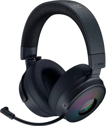 Kufje gaming Razer Kraken V4 Pro, Razer Sensa HD Haptics, OLED Control Hub, të zeza