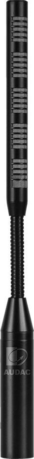 Mikrofon shotgun Audac CMX 230, kondensator, superkardioid, i zi