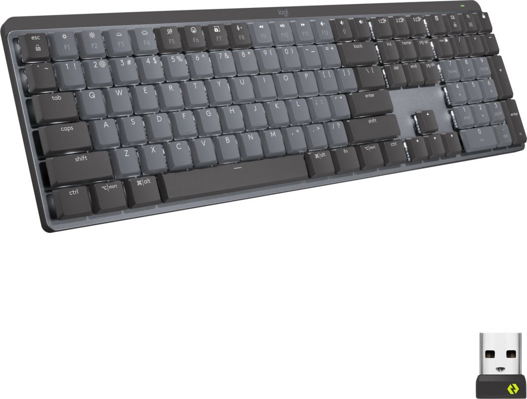 Tastierë Logitech MX Mechanical Clicky, e zezë