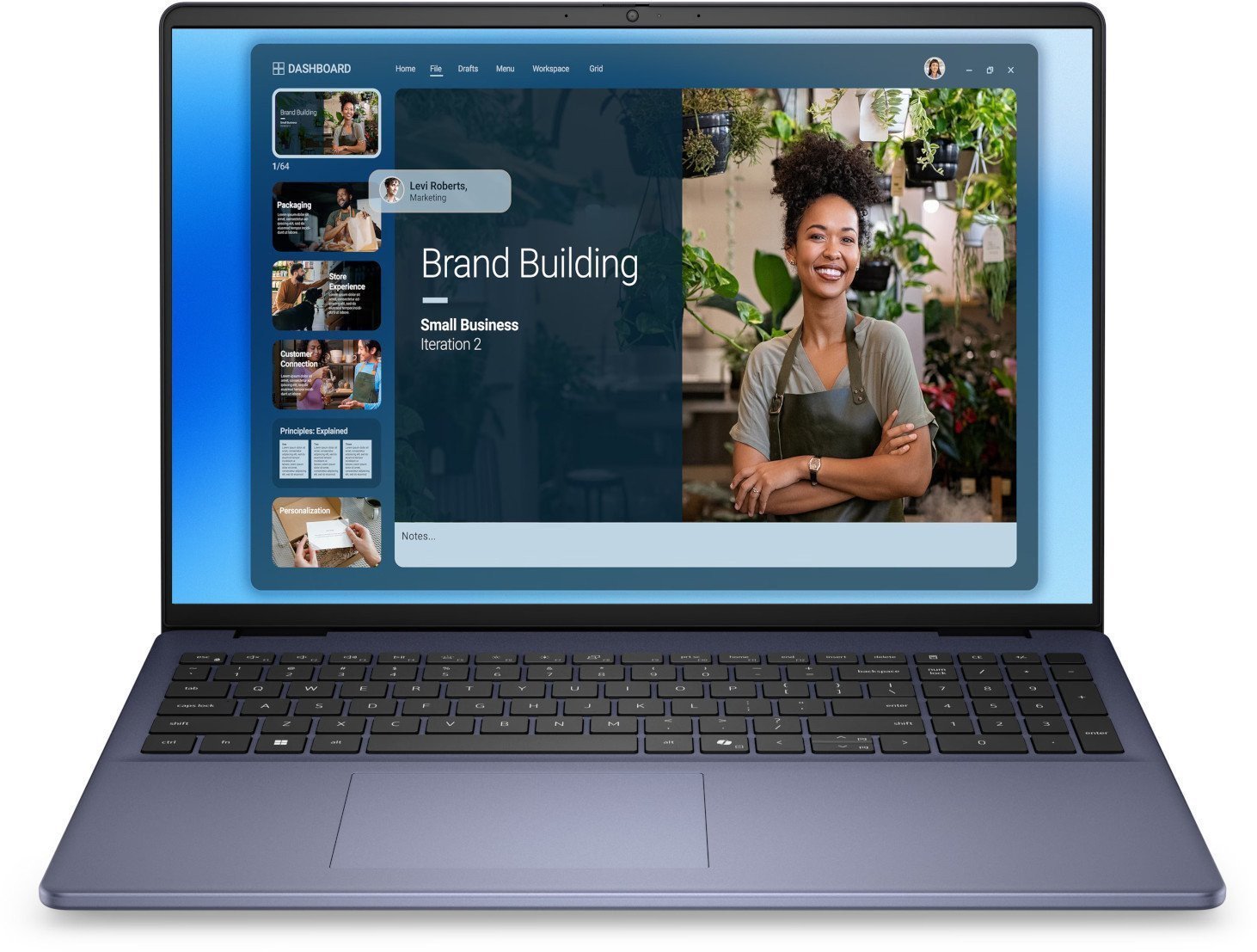 Laptop Dell DC16251, 16", Intel Core 7, 32GB RAM, 1TB SSD, argjendtë