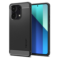 Mbrojtëse për celular Xiaomi Redmi Note 13 Spigen Rugged Armor, e zezë mat