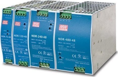 Furnizues energjie PLANET PWR-75-48, 75W, i kaltër gri