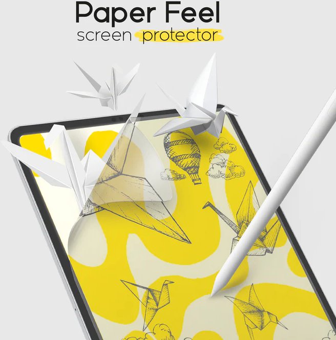 Mbrojtës ekrani DOODROO Protective Film për Apple iPad Pro 13" 2024, paper feel, transparent