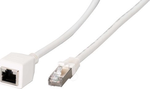 Kabllo rrjeti EFB RJ45 Cat.6A S/FTP, 1m, e bardhë