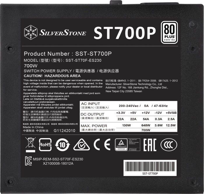 Burim energjie SilverStone ST700P SST-ST700P ATX, 700W