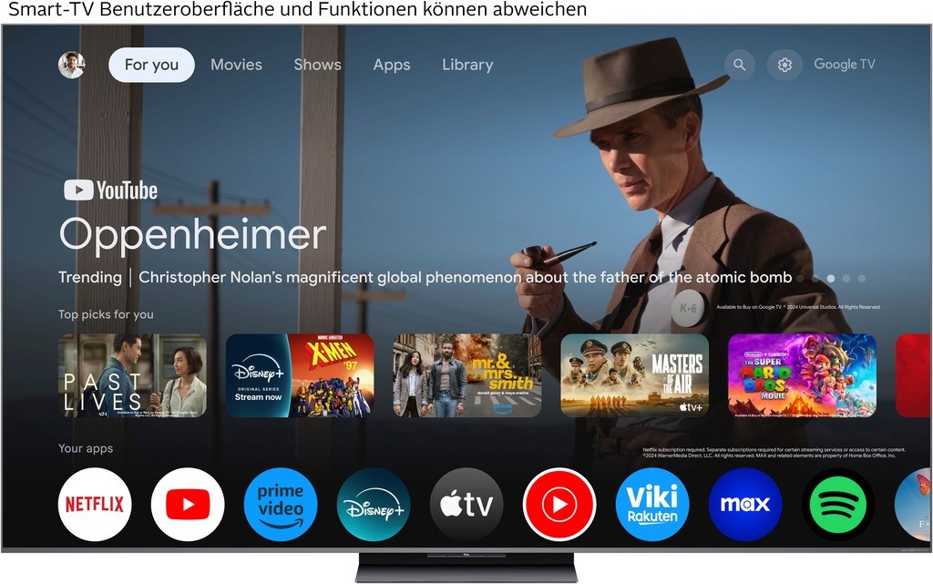 Televizor TCL 75Q8CX7, 75", 4K Ultra HD, Google TV, i zi