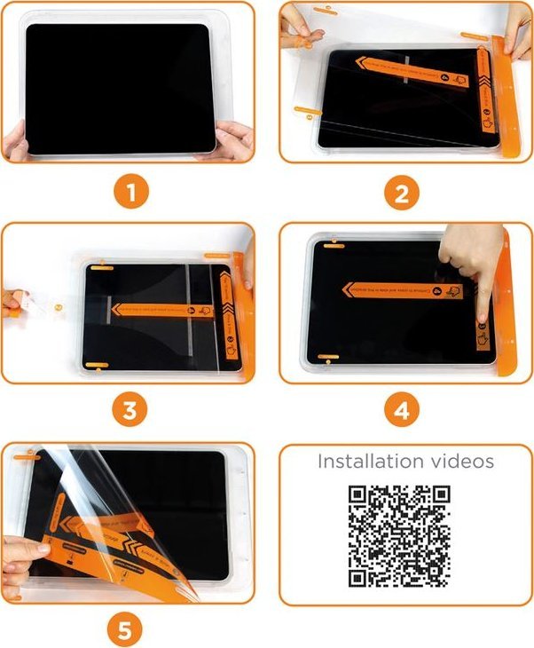 Xham mbrojtës ekrani Mobile Origin, për iPad Air 13" M2 2024, 9H, transparent