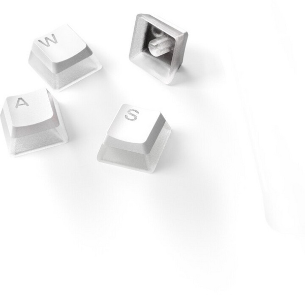 Taste SteelSeries PrismCaps, PBT, 120 copë, US, të bardha