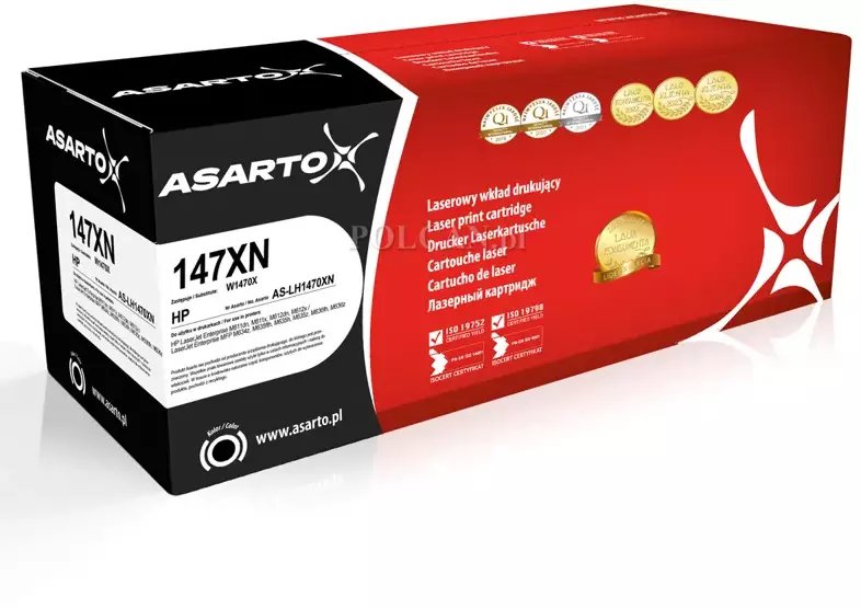 Toner Asarto AS-LH1470XN për HP 147XN W1470X, 25200 faqe, i zi