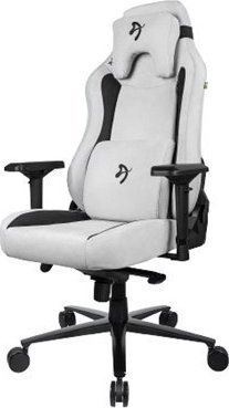 Karrige gaming Arozzi Vernazza Super Soft, tapiceri kadifeje, mbajtje deri 145kg, gri e hapur