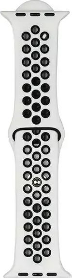 Rrip smartwatch Beline Sport, silikon, për Apple Watch Series 2 deri Ultra, i zi e bardhë