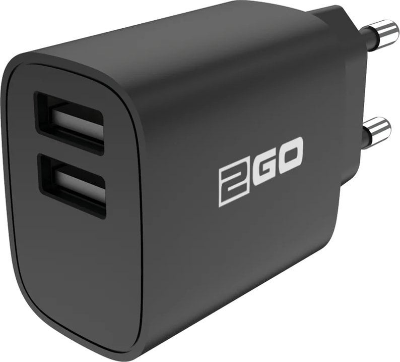 Karikues për pajisje mobile 2GO 794250, për ambiente të brendshme, i zi