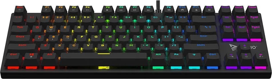 Tastierë mekanike Savio Tempest X2, RGB, Outemu Brown, me kabllo