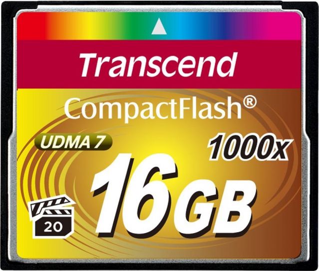 Kartë memorie Transcend 1000x CompactFlash TS16GCF1000, 16GB, UDMA7