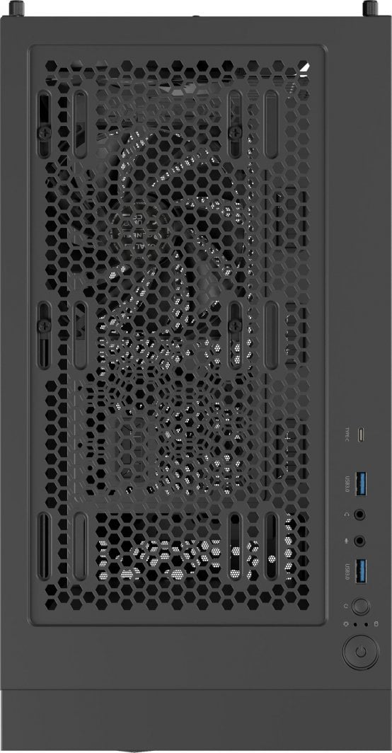 Kasë Genesis Diaxid 605F, e zezë, Midi Tower