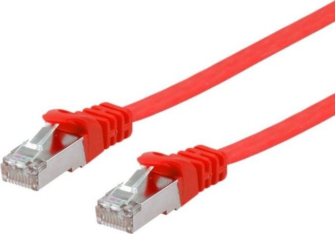 Kabllo rrjeti Equip Patch Cable Cat6A, U/FTP, 0.5m, e kuqe
