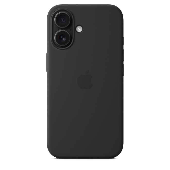 Apple iPhone 16 Silicone Case with MagSafe, Black