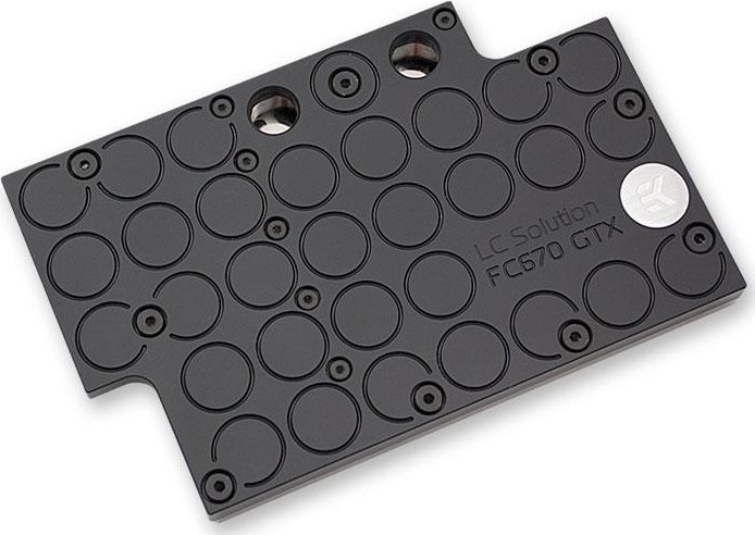 Bllok uji për GPU EK Water Blocks EK FC670 GTX, full cover, Acetal Nickel, i zi