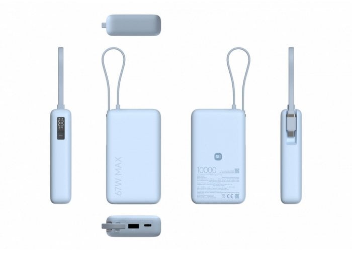 Karikues portativ Xiaomi 67W Power Bank 10000, 10000mAh, USB C, blu