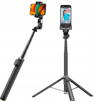 Tripod selfie stick me gimbal AOCHUAN M3 PRO, 180cm, LED, me telekomandë