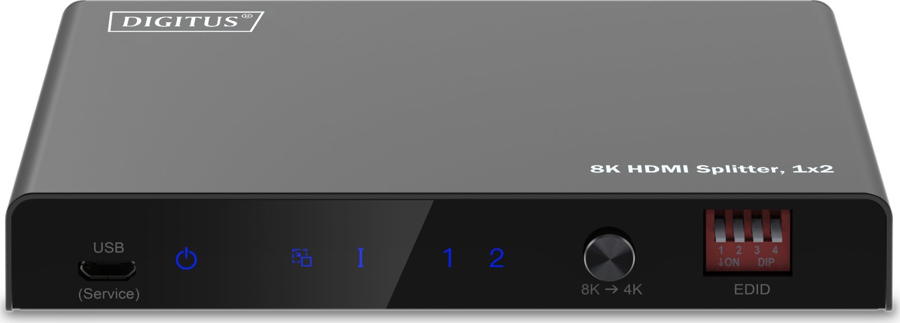 Splitter HDMI Digitus 1x2, 8K 60Hz, HDR, i zi