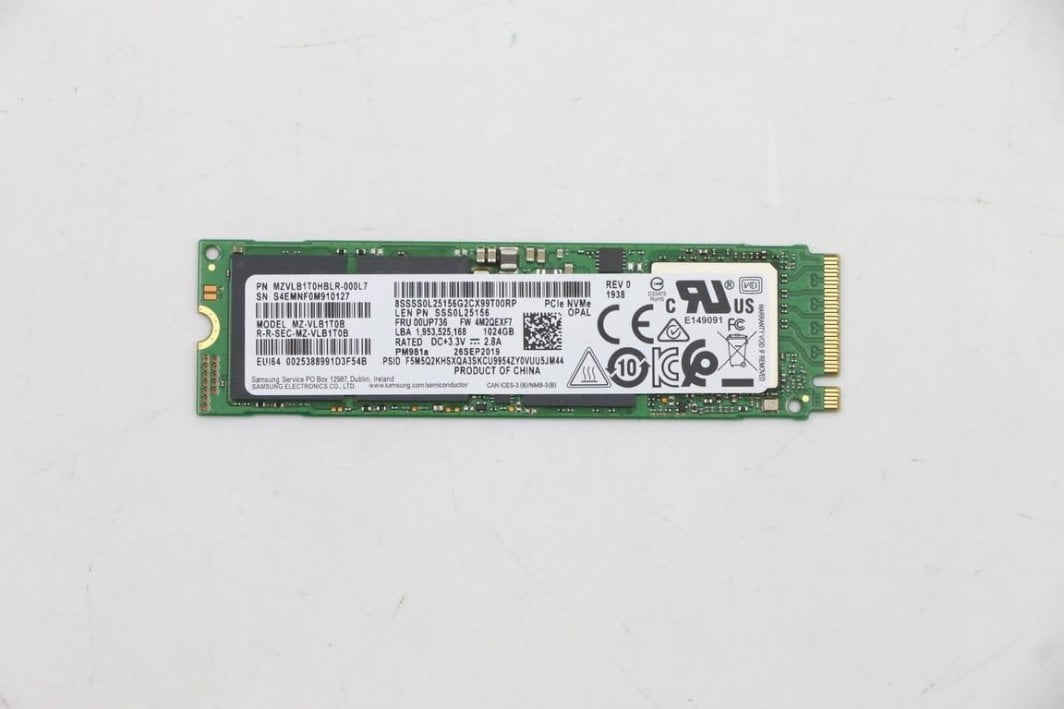 Disk SSD Lenovo 00UP736, M.2 2280, 1TB, OPAL