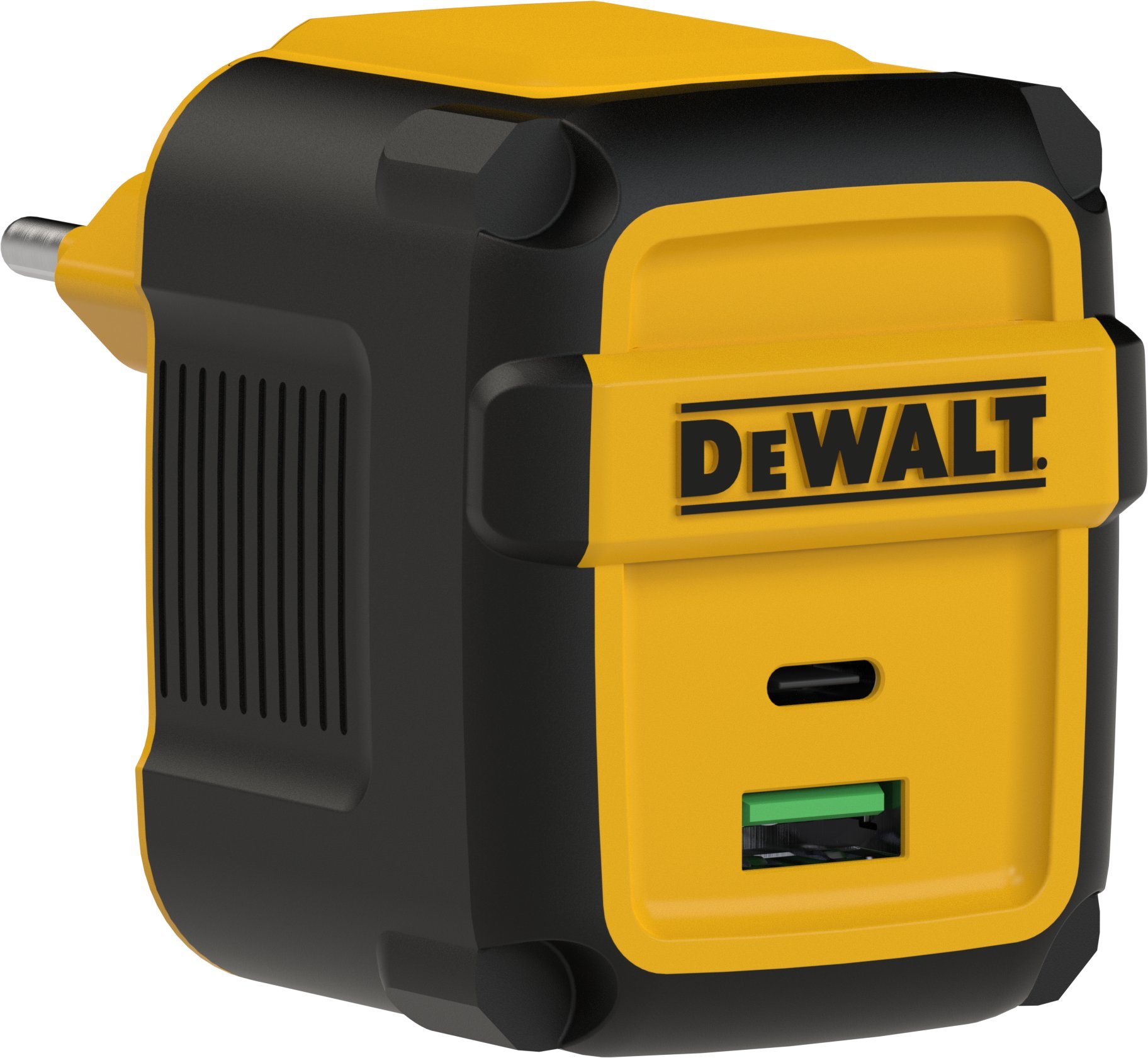 Karikues muri DEWALT 1310873 DWG, 2 porta, 49.5W, i verdhë