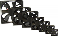 Ventilator kasë Titan TFD-6020M12B, 60 mm, 3-pin, i zi