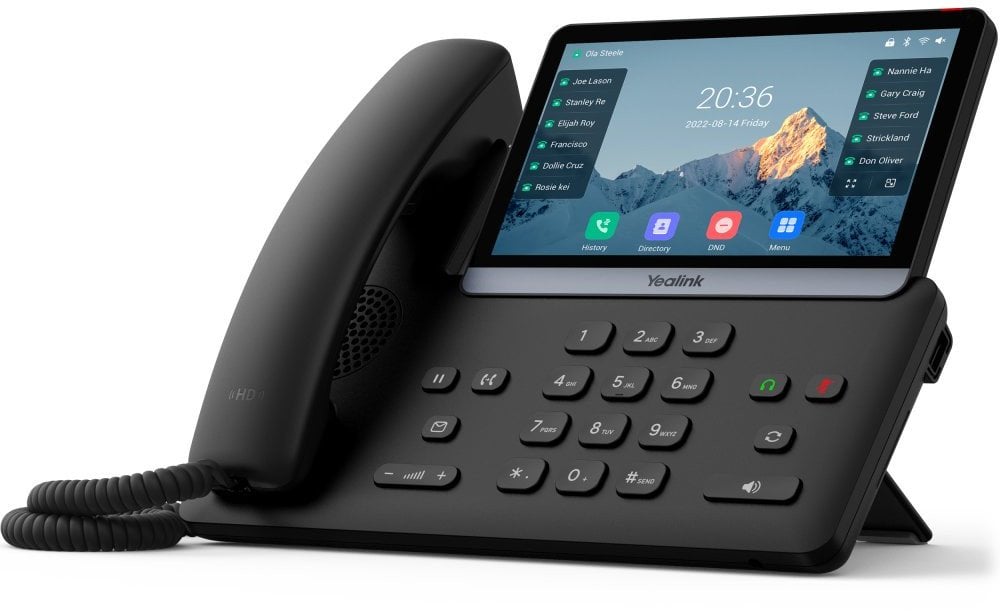 Telefon IP Yealink SIP-T77U, me kabllo, i zi
