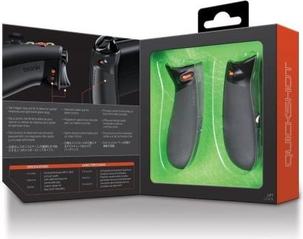 Kapak gome për kontrollor Bionik Quickshot, Dual Trigger Lock, për Xbox One, i zi